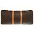 Borsa Boston Keepall 55 in tela Monogram Louis Vuitton Marrone - vista 3