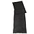 Sciarpa Chanel in cashmere nero con doppio C in rilievo