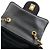 Chanel Mini Bowling Schultertasche aus Samt Schwarz - Ansicht 4