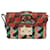 Borsa a Spalla Glam Lock Valentino Garavani in Pelle Stampata Media Multicolore  - vista 1