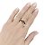 Anello Tiffany & Co, collezione "Wire" "Tiffany T" in oro rosa e onice. - vista 5