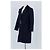 Claudie Pierlot Abrigo de lana azul marino - vista 4
