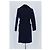 Claudie Pierlot Abrigo de lana azul marino - vista 6
