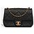 Bolso CHANEL Coco Handle de Cuero Negro - 102978