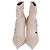 Valentino Beige Leather VLTN Pointed Toe Booties