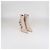 Valentino Beige Leather VLTN Pointed Toe Booties - view 2