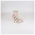 Valentino Beige Leather VLTN Pointed Toe Booties - view 3