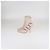 Valentino Beige Leather VLTN Pointed Toe Booties - view 4