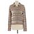 Giacca in cotone a coste multicolore con zip Chanel