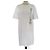 Vestido camiseta de algodón efecto caleidoscopio Blanc Casse de Hermès