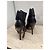 Stivaletti Manolo Blahnik in pelle nera Nero - vista 3