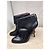Stivaletti Manolo Blahnik in pelle nera Nero - vista 6