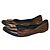 Ballerine Givenchy in pelle e vernice marrone nero