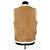 Soeur Brown leather sleeveless coat - view 4