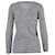 Grau Cashmere V-Ausschnitt Pullover von Brunello Cucinelli - Ansicht 3