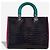 Borsa DIOR Lady Dior in Pelle Esotica Viola - 103013 Porpora - vista 2