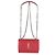 Cartera de cadena Monogram Sunset en piel de ternera roja con estampado de cocodrilo Saint Laurent - vista 5