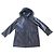 Autre Marque Parka o abrigo acolchado azul-gris con capucha en microfibra talla 38-40