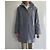 Autre Marque Parka o abrigo acolchado azul-gris con capucha en microfibra talla 38-40 - vista 11