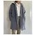 Autre Marque Parka o abrigo acolchado azul-gris con capucha en microfibra talla 38-40 - vista 17