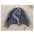Autre Marque Parka o abrigo acolchado azul-gris con capucha en microfibra talla 38-40 - vista 9