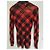 Jean Paul Gaultier Top Trasparente Multicolore a Quadri Rosso - vista 7