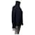 Iris & Ink Wollpullover Navyblau mit hohem Kragen Marineblau - Ansicht 2