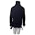 Iris & Ink Wollpullover Navyblau mit hohem Kragen Marineblau - Ansicht 4