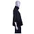 Autre Marque Tuckernuck Piper Poncho Schwarz mit Lederbesatz Braun - Ansicht 2