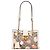 Borsa Gucci Brown Small GG Supreme Apple Heart Padlock Marrone Beige