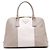 Prada Graue Mittelgroße Bicolor Saffiano Lux Promenade Handtasche Braun