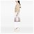 Prada Graue Mittelgroße Bicolor Saffiano Lux Promenade Handtasche Braun - Ansicht 11