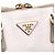 Prada Graue Mittelgroße Bicolor Saffiano Lux Promenade Handtasche Braun - Ansicht 5