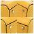 Borsa Varenne 2 in 1 di Jimmy Choo Marrone Giallo - vista 4