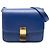 Classic Box Céline Celine Blu Piccola Scatola Classica in Pelle di Vitello