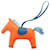 Hermès Hermes Rodeo MM Charm in Celeste Blue Red Orange  - view 1