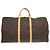 Borsa Boston Monogram Keepall Bandoulière 60 Louis Vuitton Marrone - vista 2