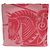 Rote Canvas Clutch von Burberry