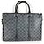 Borsa a tracolla Anton Damier Graphite Louis Vuitton Nero - vista 2