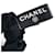 Accessorio per capelli Scrunchie in seta Chanel Nero Bianco  - vista 5