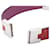 Hermes Hermès Lurie Charm Bracelet Silvery Red Purple  - view 3