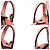 Borsa Mini Dora Monogramma Louis Vuitton Rosa Corallo - vista 7