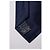 Autre Marque Galeries Lafayette, cravatta blu navy - vista 3