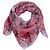Sciarpa Cartier in seta stampata con diamanti e giaguaro in rosa