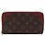 Cartera Zippy Retiro Louis Vuitton Castaño Roja Fucsia