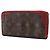 Cartera Zippy Retiro Louis Vuitton Castaño Roja Fucsia - vista 2