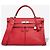 Hermès Borsa HERMES Kelly Lakis in Pelle Rossa - 102983 Rosso