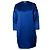 Céline Abito in misto seta blu cobalto Celine
