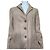 Blazer Giorgio Armani de cashmere e lã bege - vista 2