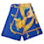 Hermès Blue Hommage A Charles Garnier Silk Scarf Cloth  ref.2592634